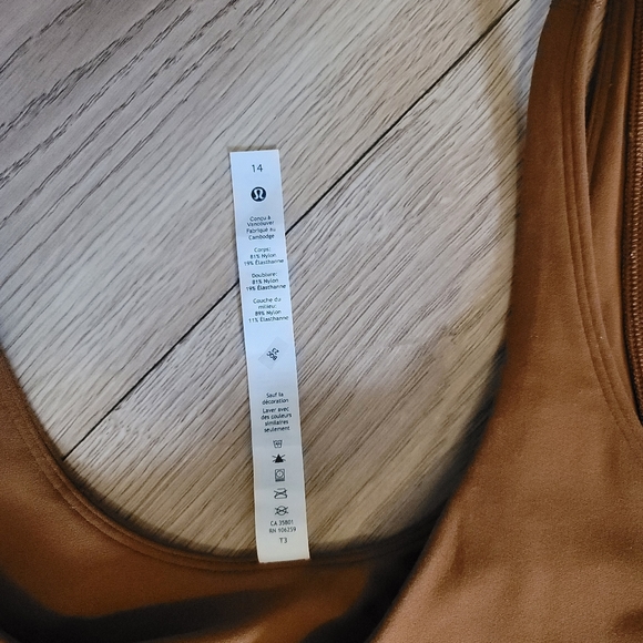 COPY - Lululemon Align Tank in Copper Brown size 14 - Picture 3 of 4